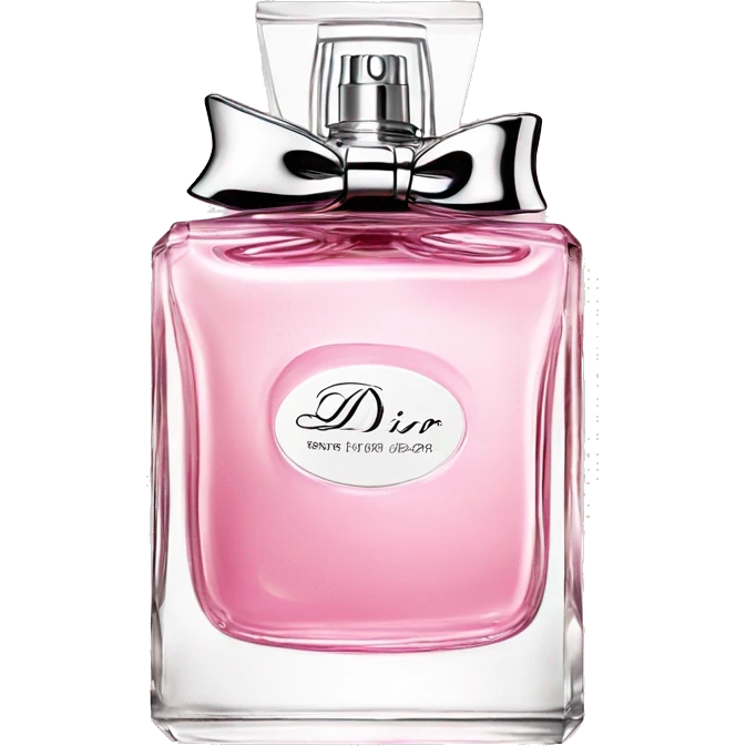 Miss Dior perfume pink emoji