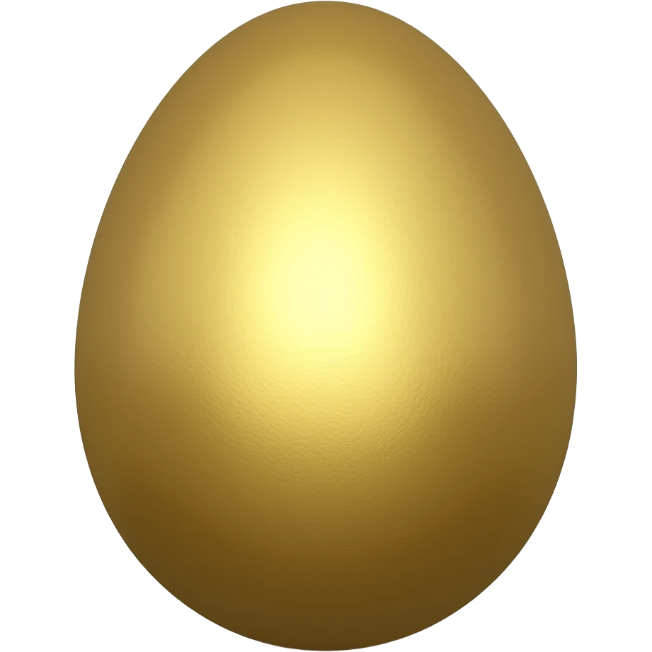 Golden egg emoji