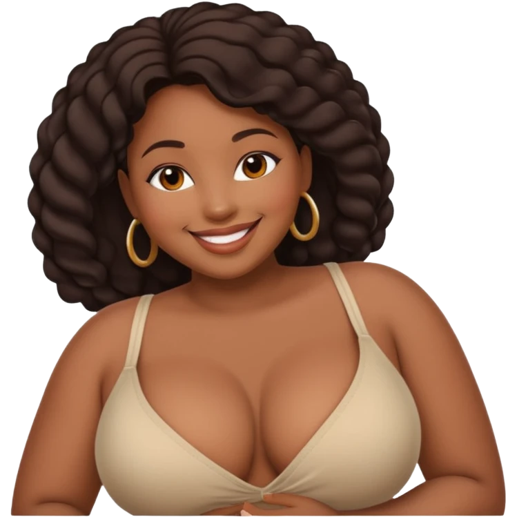  Naked women with boobs no clothes big ones black emoji