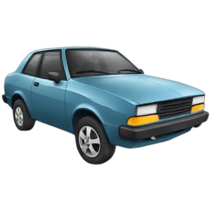 damaged car emoji