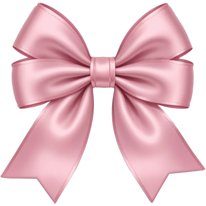Cute light pink bow  emoji