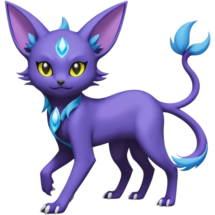 Luxray-Absol-Espeon-Dewott-fusion emoji