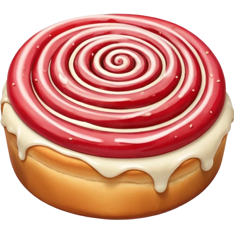 Strawberry cinnamon roll emoji
