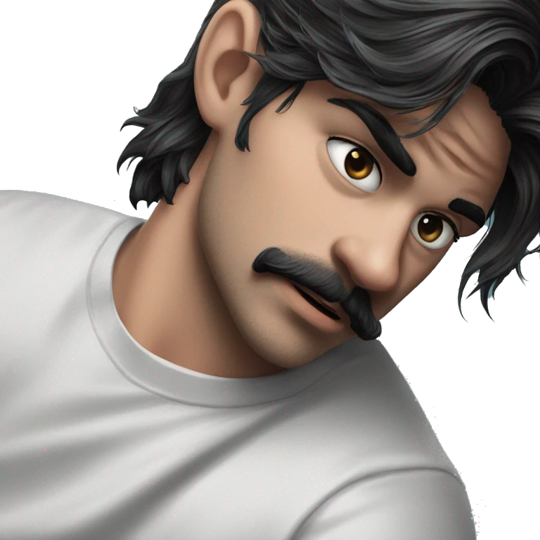 "mole on boy's face" emoji