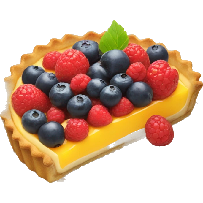Fruit tart emoji