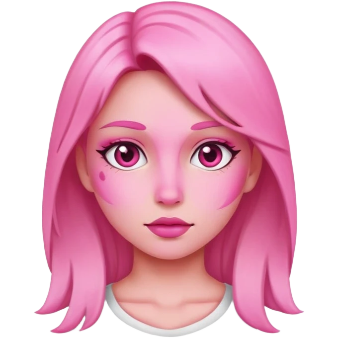 Girl pink emoji