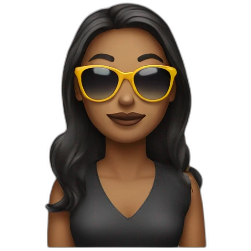 woman sunglasses emoji
