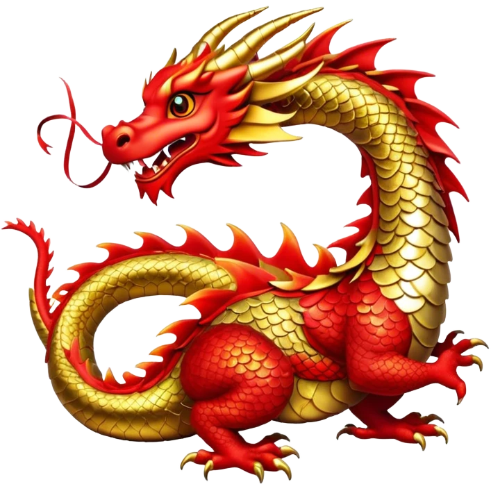 Chinese Christmas dragon  emoji