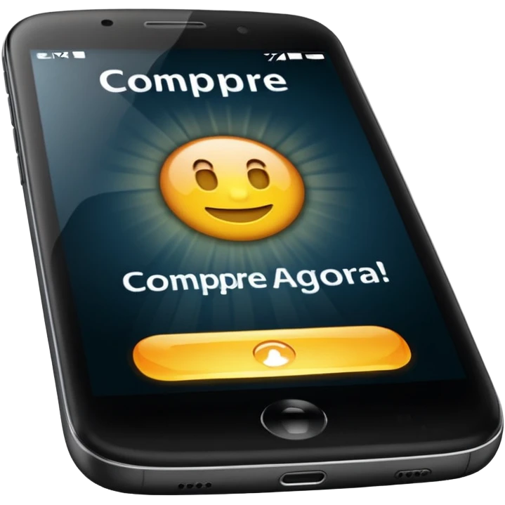 Quero uma desenho de celular e em baixo quero uma frase escrita ass vendendo esse celular em português  emoji