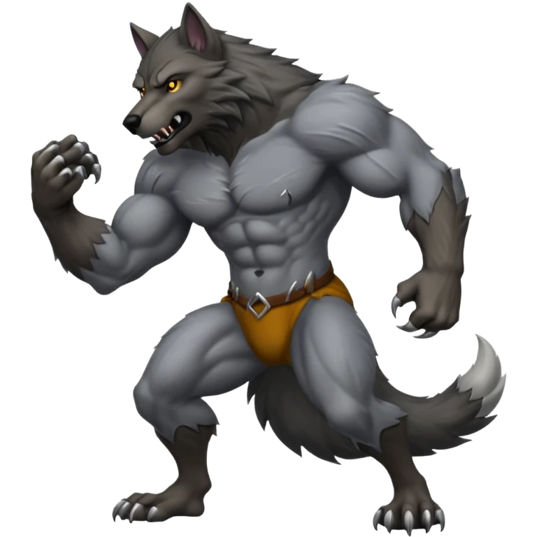 Female Werewolf body emoji