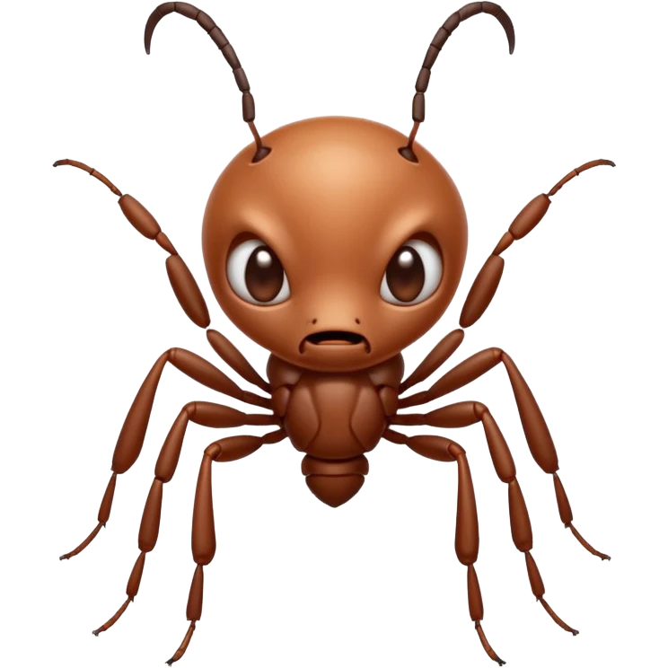 crying ant emoji