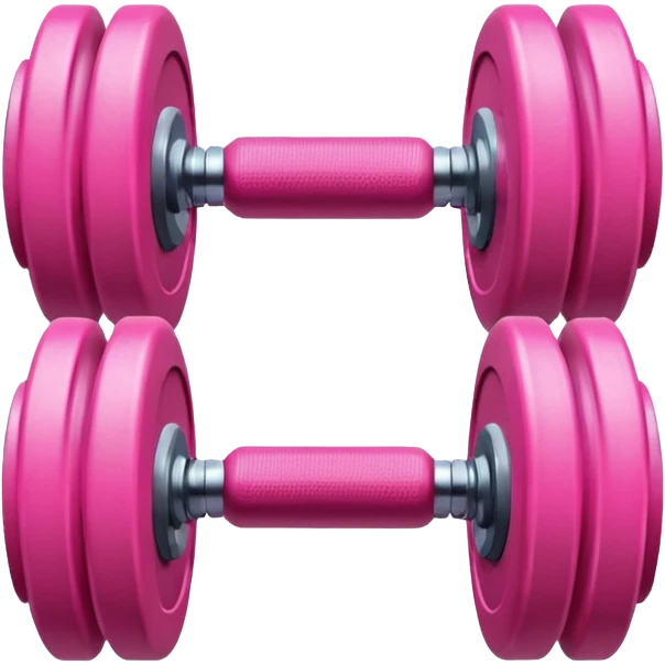 pink dumbbell emoji
