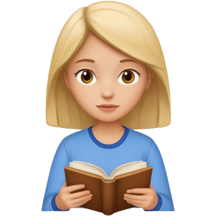 Girlie pop reading  emoji