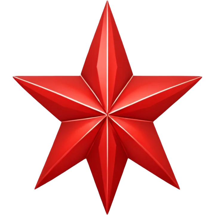 red twelve point star emoji
