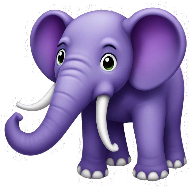 Purple elephant  emoji