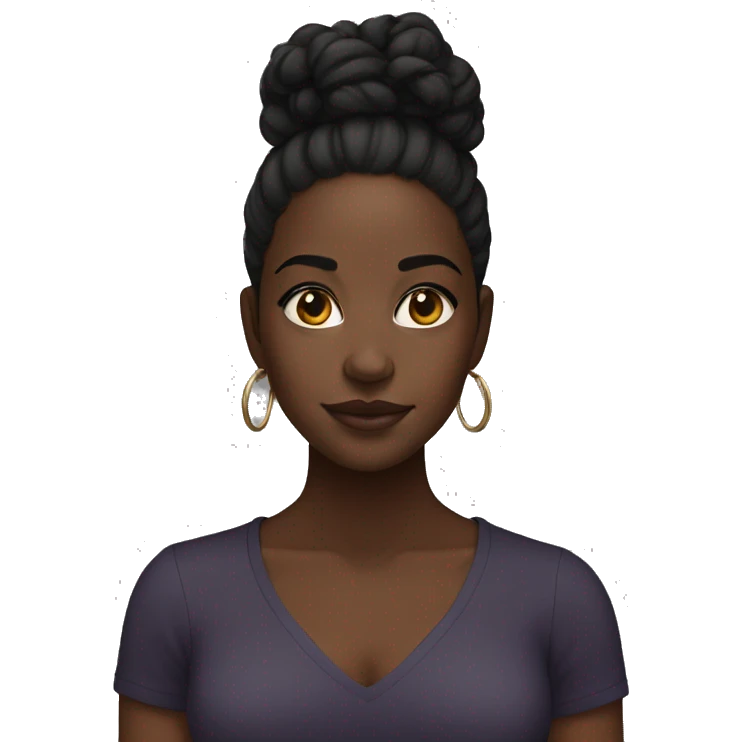 Black girl vibes emoji