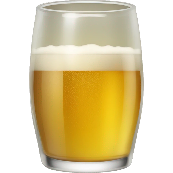 One glass of beer emoji