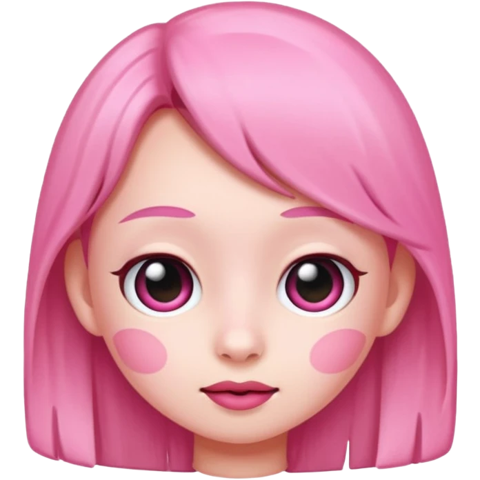Pink teenie ping emoji