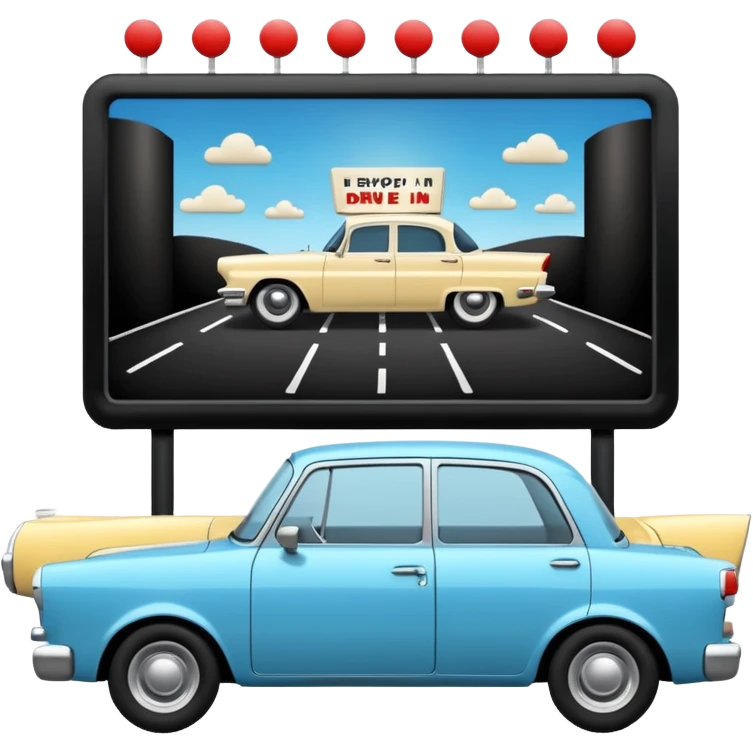 Drive in movies emoji