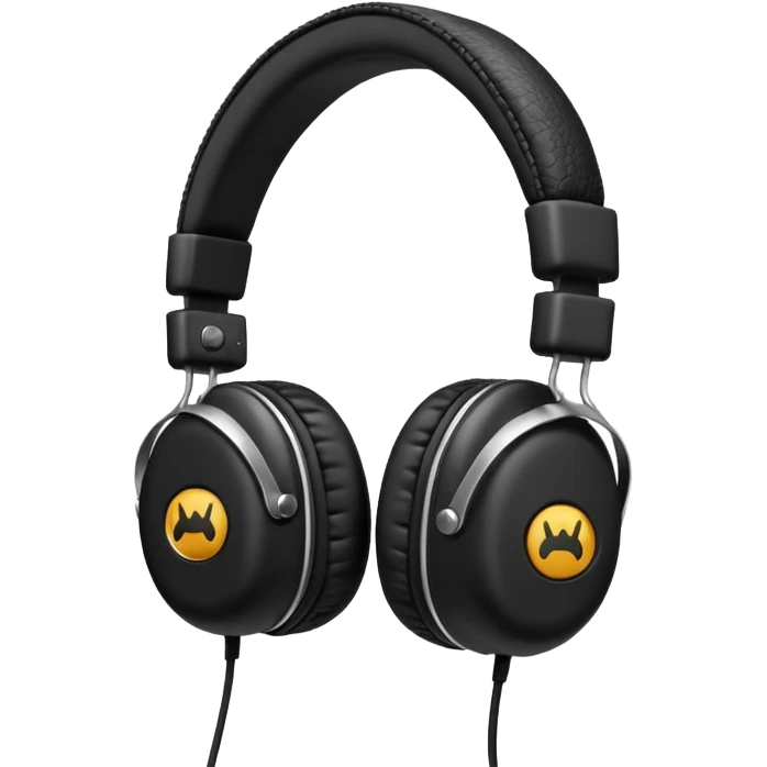 наушников  в стиле Marshall. emoji