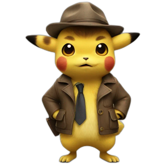 Detective pikachu emoji