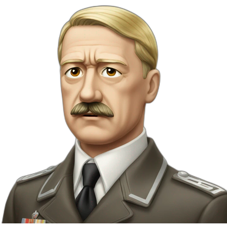 Hitler montre le ciel a quelqu'un emoji