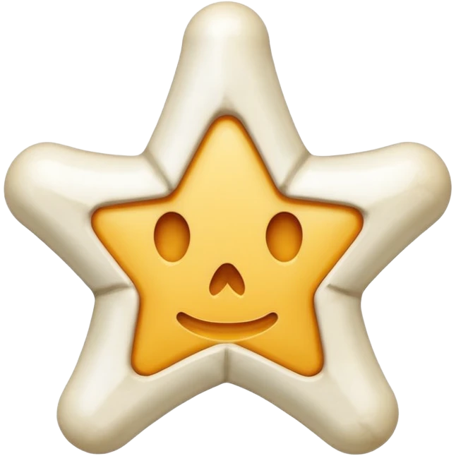 starshape made of bone emoji