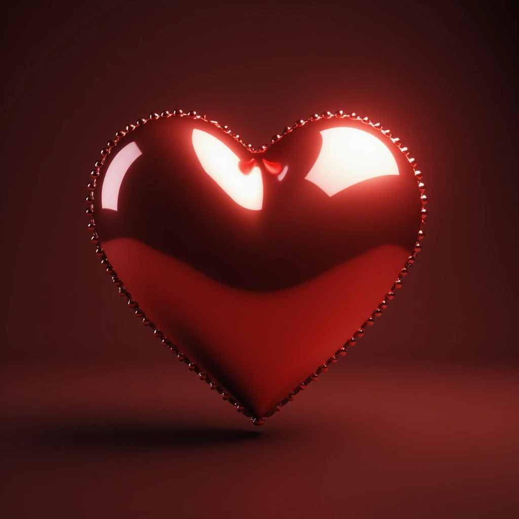 shiny heart, photorealistic style emoji