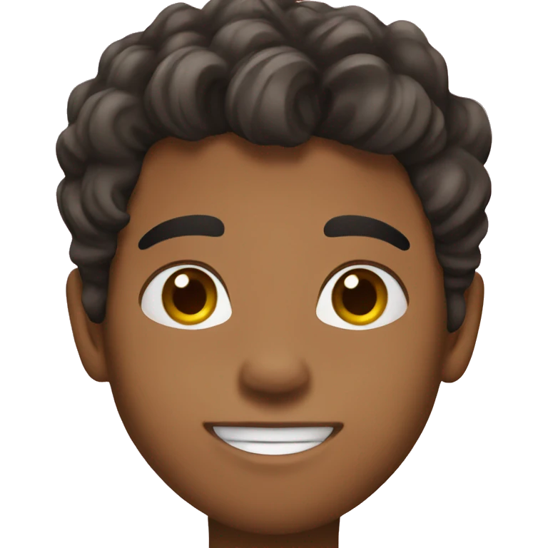 Mixed boy in love emoji