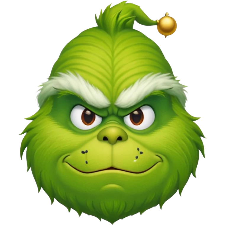 Christmas grinch emoji
