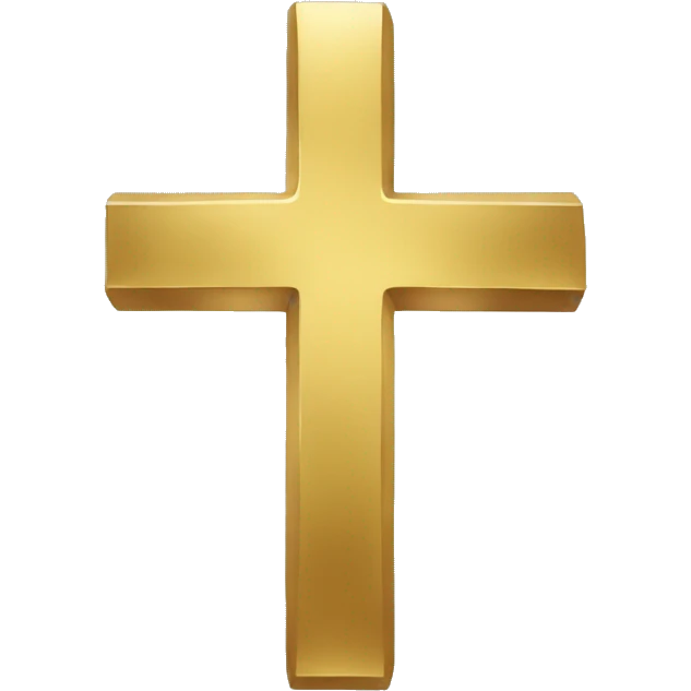 gold cross emoji