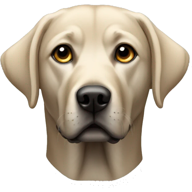 Labrador noir emoji