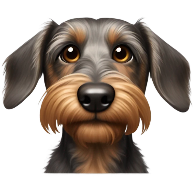 Wirehair dachshund  emoji