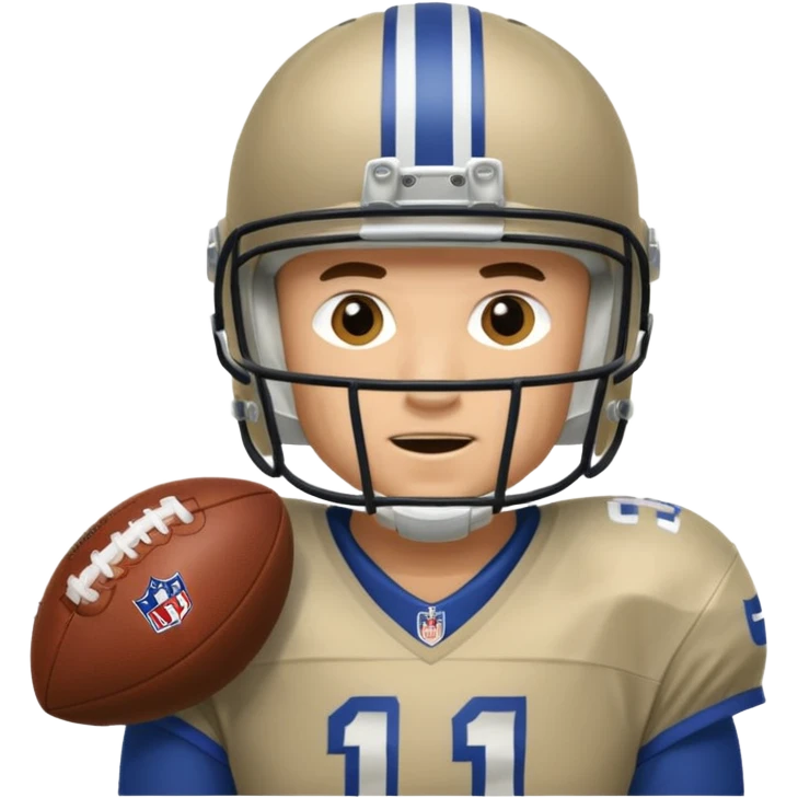 George Ferreira playing at the Super Bowl emoji