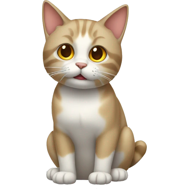Gato emocionado emoji