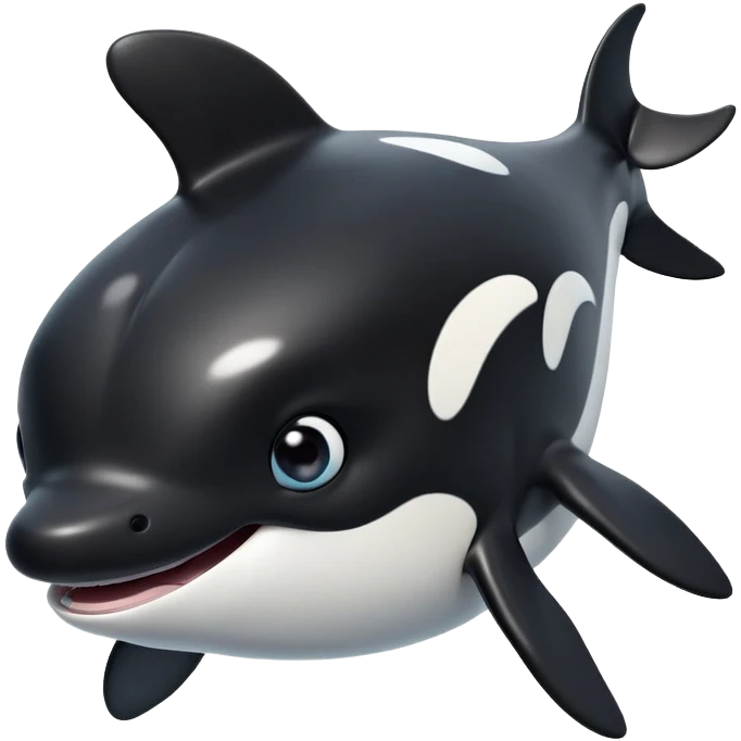 cinematic-comical-orca-portrait-emoji,-head-tilted-dramatically-with-an-exaggeratedly-shocked-expression,-featuring-a-sleek-black-and-white-body-with-wide,-comically-expressive-eyes-full-of-playful-disbelief-and-animated-flippers,-simple emoji