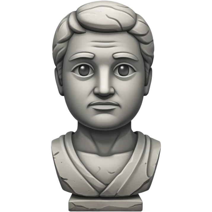 A stone guy  emoji