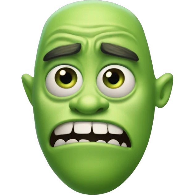 Ugly Mike Wazowski emoji