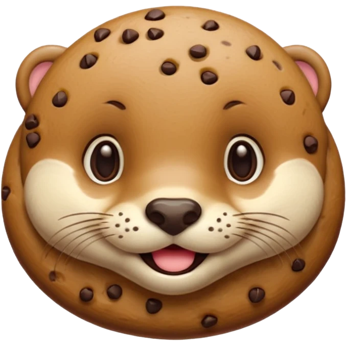otter cookie emoji