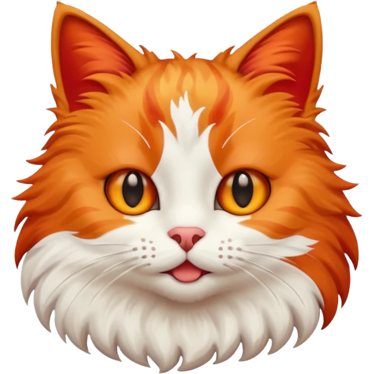 Chinese Flag Colored Cat emoji