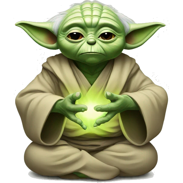 Yoda meditating  emoji