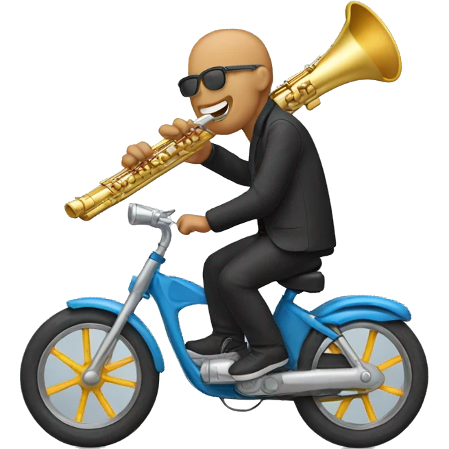 flute on a bike emoji