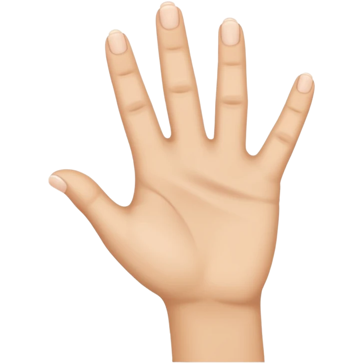 Hand reaching emoji