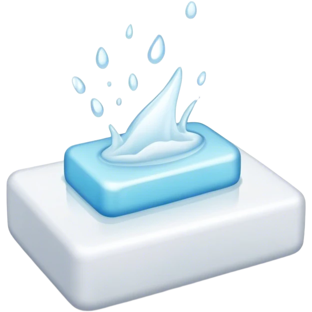 soap with no sign on top emoji