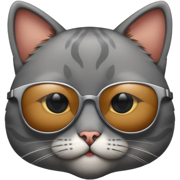 Cat wearing sunglasses emoji