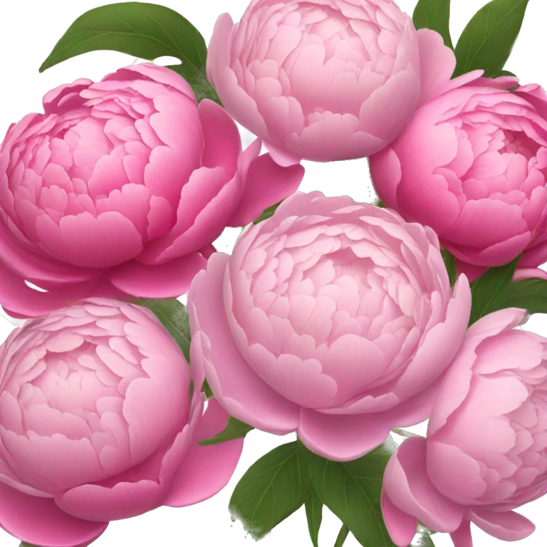 bouquet of peonies emoji