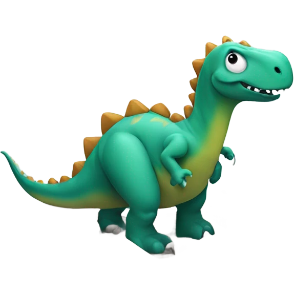 sad dinosaur with a lot of papers emoji