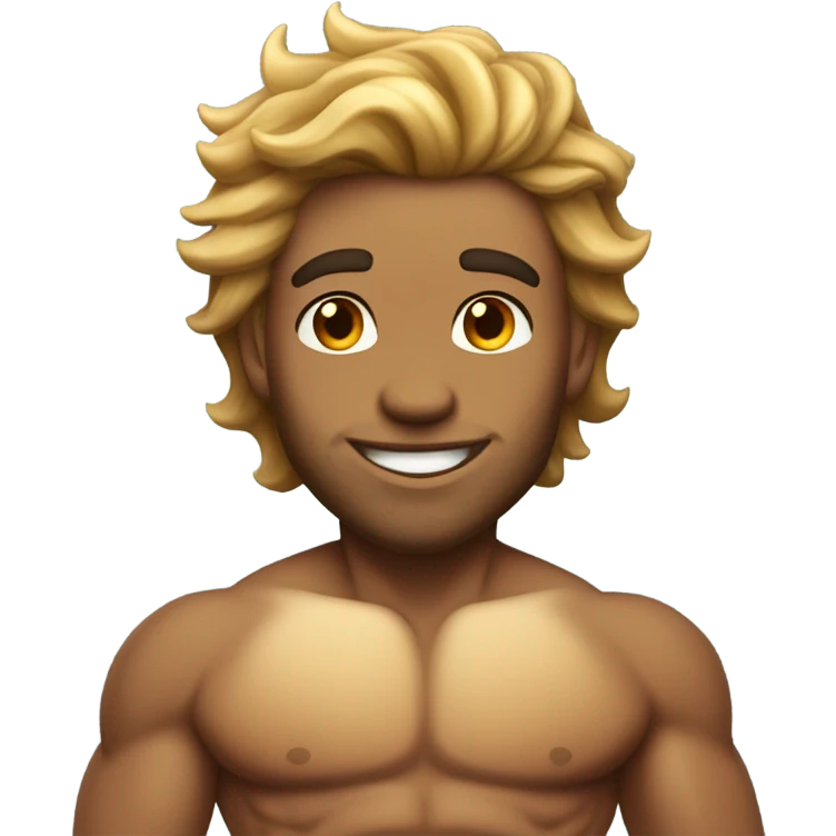Tan merman emoji