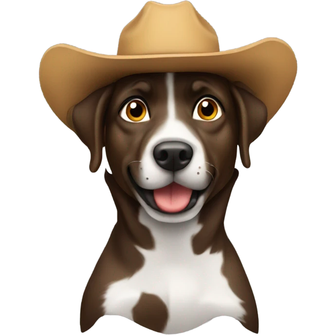 Dog cowboy emoji