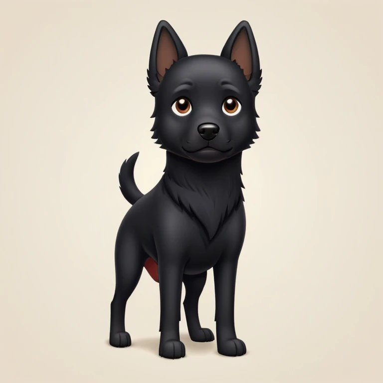 black dog  emoji